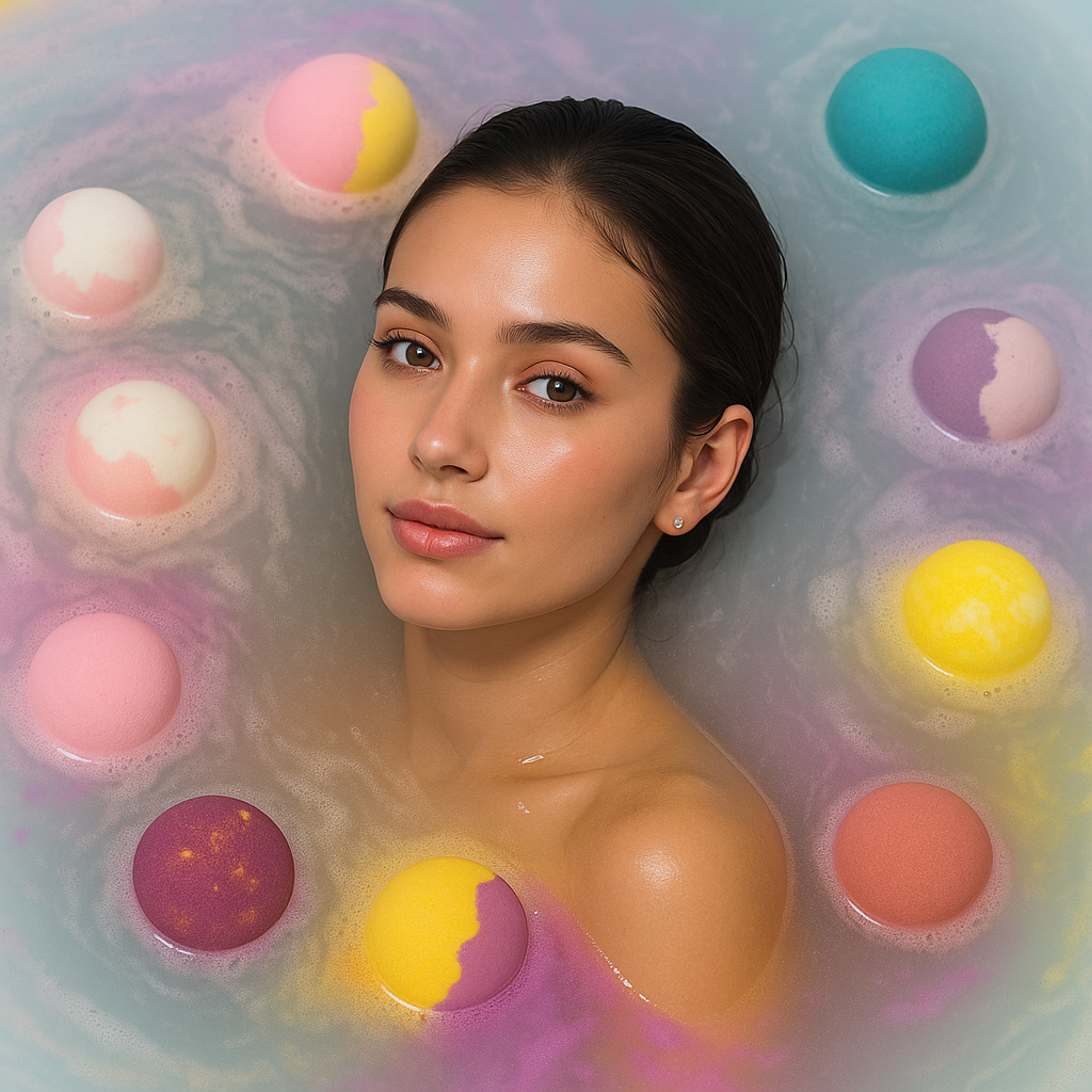EvolutionUSA Refresh Bath Bombs for Women & Kids – 24 Lush Bath Bombs Mini Sized, Organic Bathbomb Set, Women & Kids Bath Fizz, Luxury Gift for Mother’s Day, Easter, Valentines, Birthday or Self Care