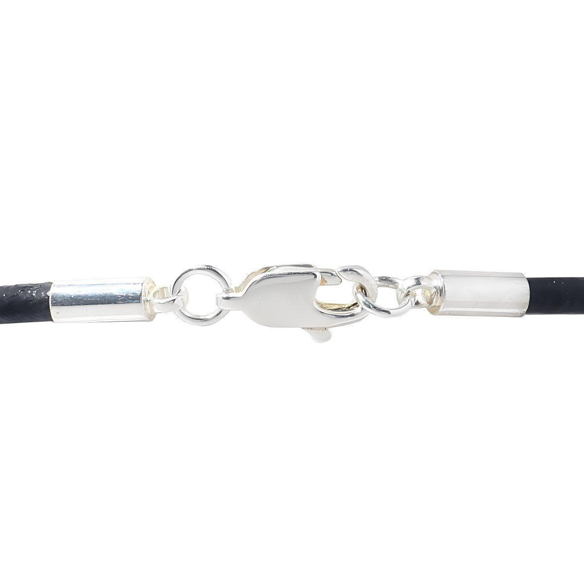 Rainbow Heart Gay Pride Black Cord Bracelets