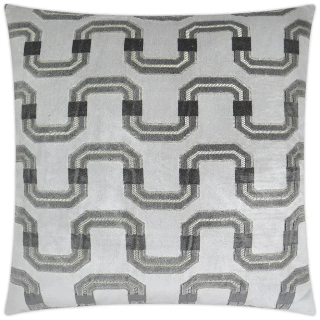 Ravello Grey Throw Pillow With Insert