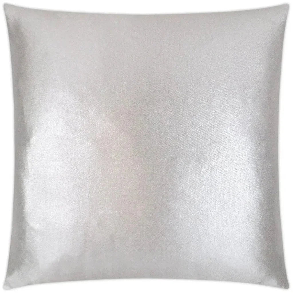 Ravish Silver Grey Throw Pillow With Insert
