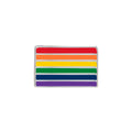 Rectangle Rainbow Pride Flag Pins