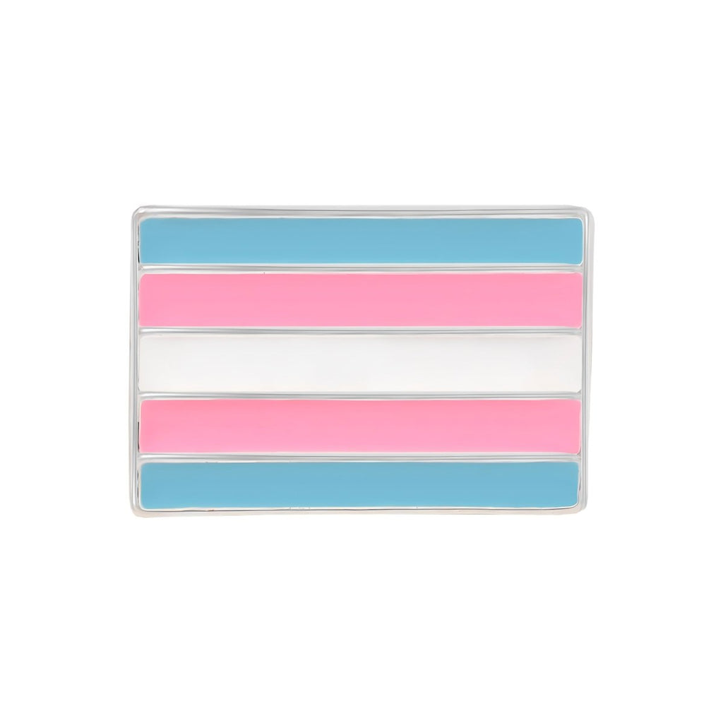 Rectangle Transgender Pride Flag Pins