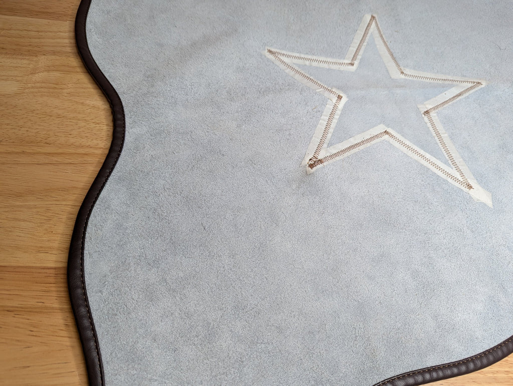 Western Star Genuine Calf Hide Rug – Handcrafted with Bound Edges (Each One Unique)