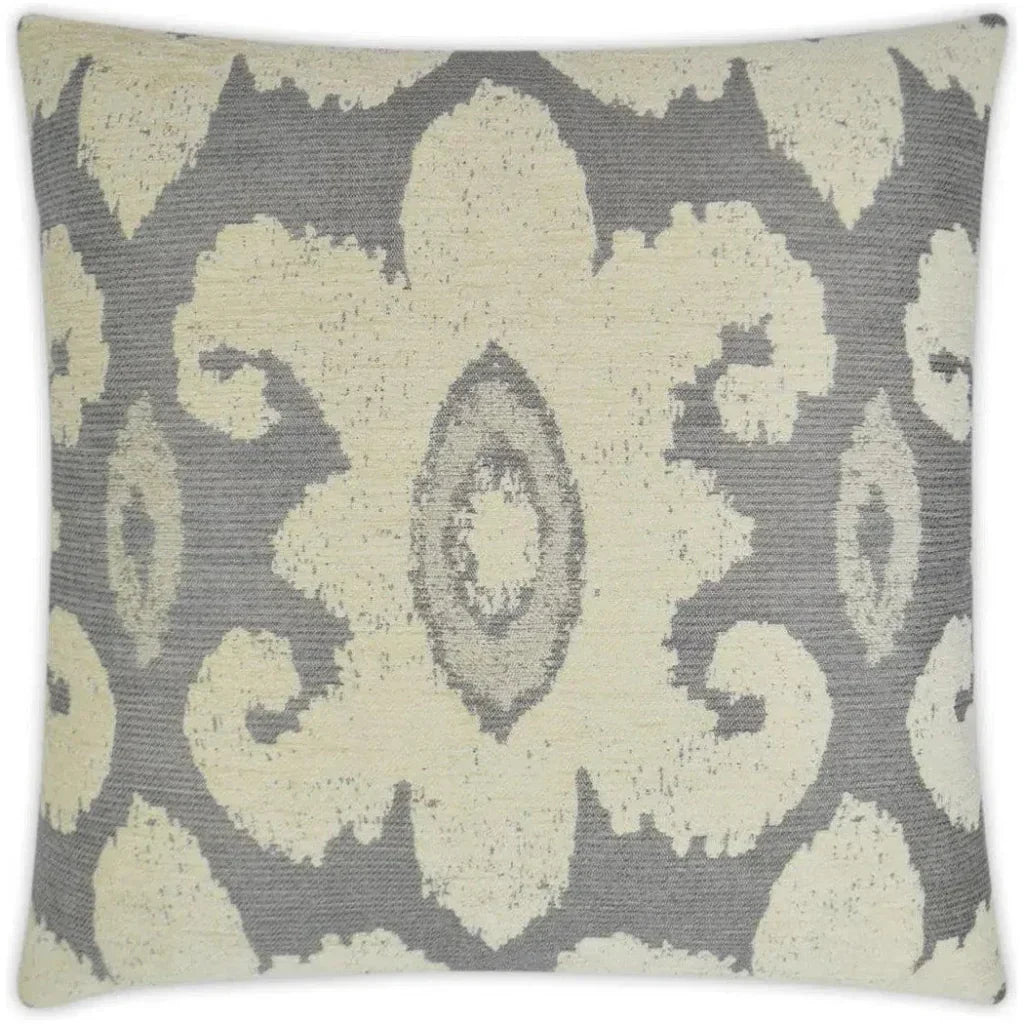 Rekha Grey Grey Throw Pillow With Insert