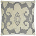 Rekha Grey Grey Throw Pillow With Insert