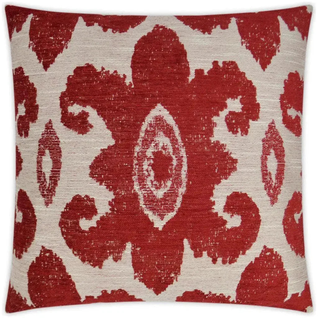 Rekha Lipstick Red Throw Pillow With Insert