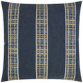 Rivulet Denim Blue Throw Pillow With Insert