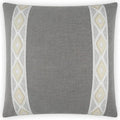 Rochelle Dove Grey Throw Pillow With Insert