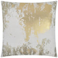 Roxy Gold Throw Pillow With Insert