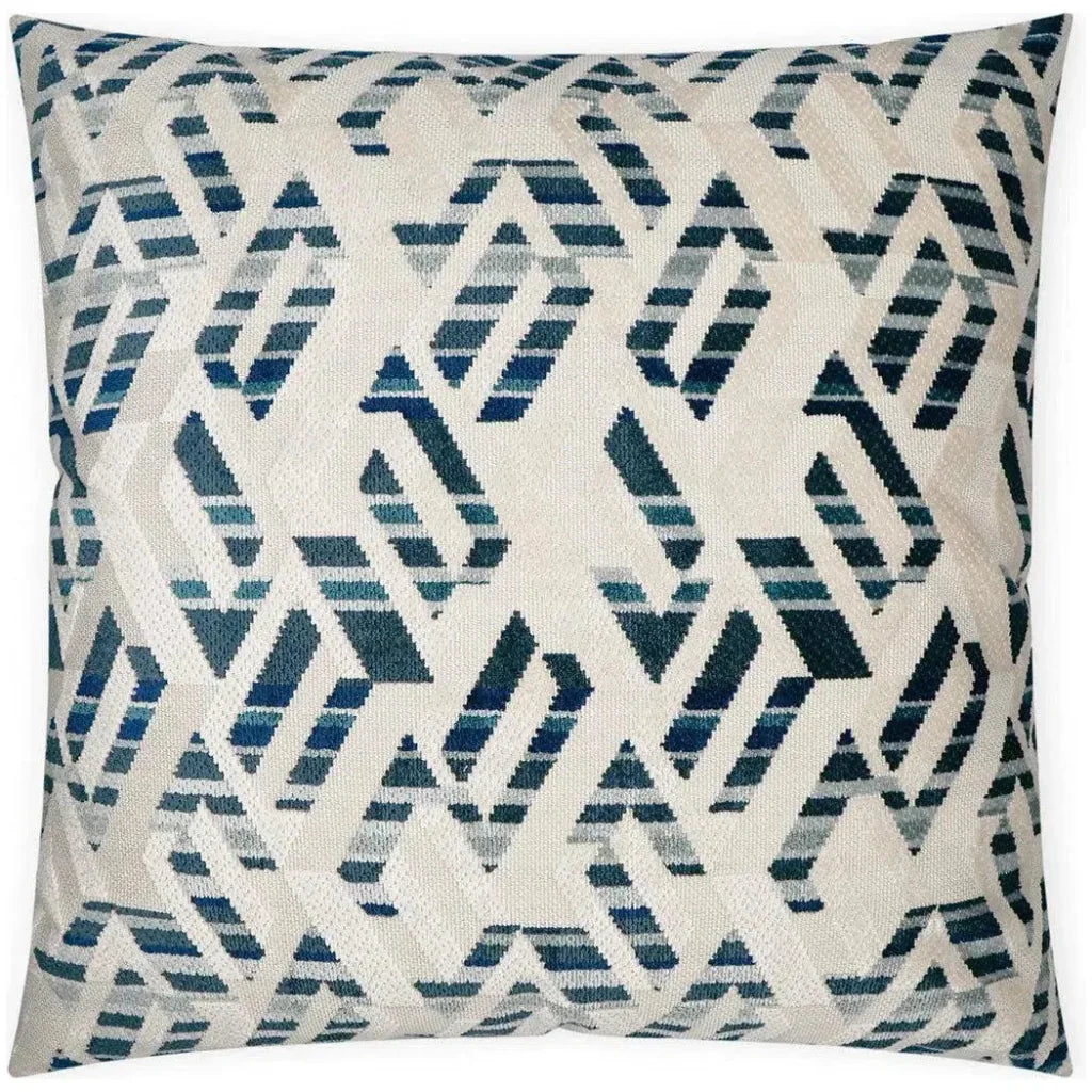 Rubicon Marine Blue Throw Pillow With Insert