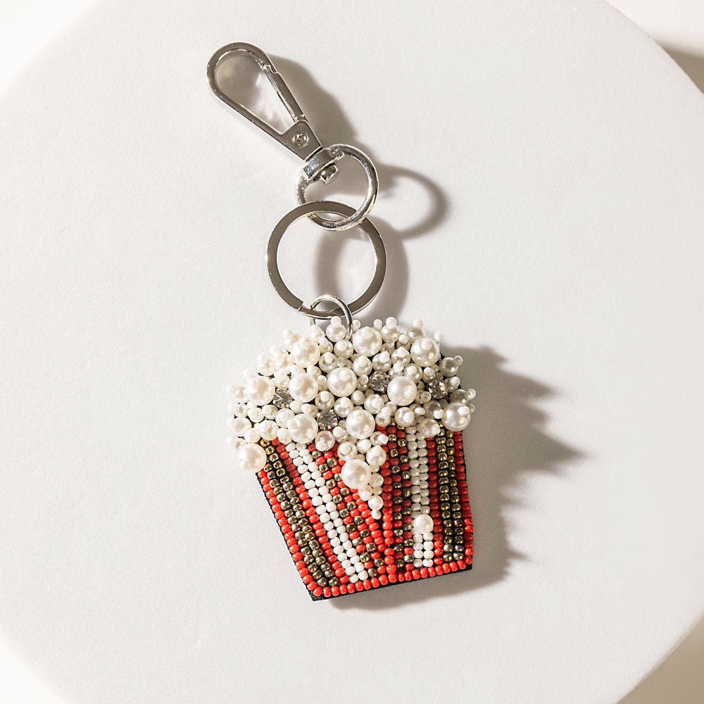 Lights, Camera, Pop! Keychain in Cherry Shine