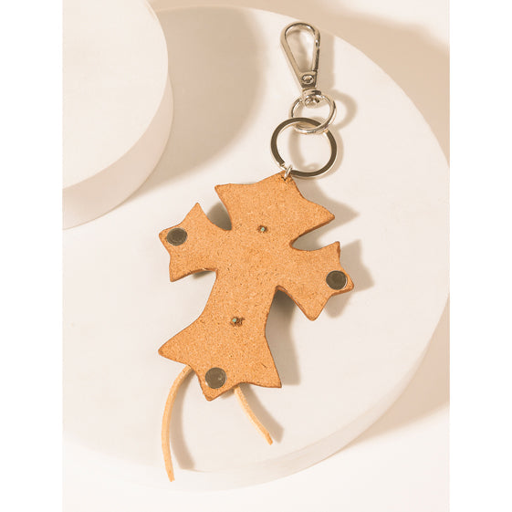 Myra Solana Faith Keychain in Oasis Stone