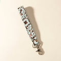 Myra Bonnie Leather Keyfob in Denim Smoke