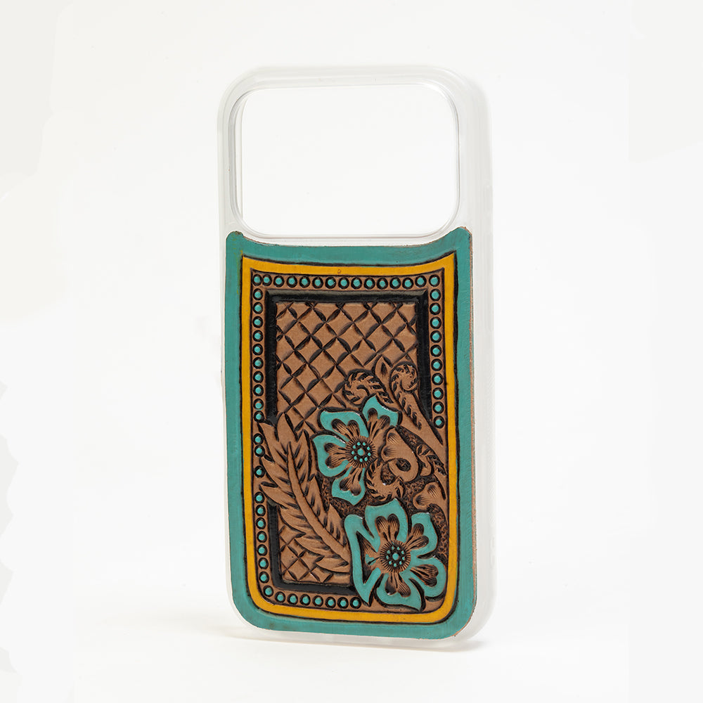 Myra Latticeforge Handtooled iPhone 17 Pro Mobile Case
