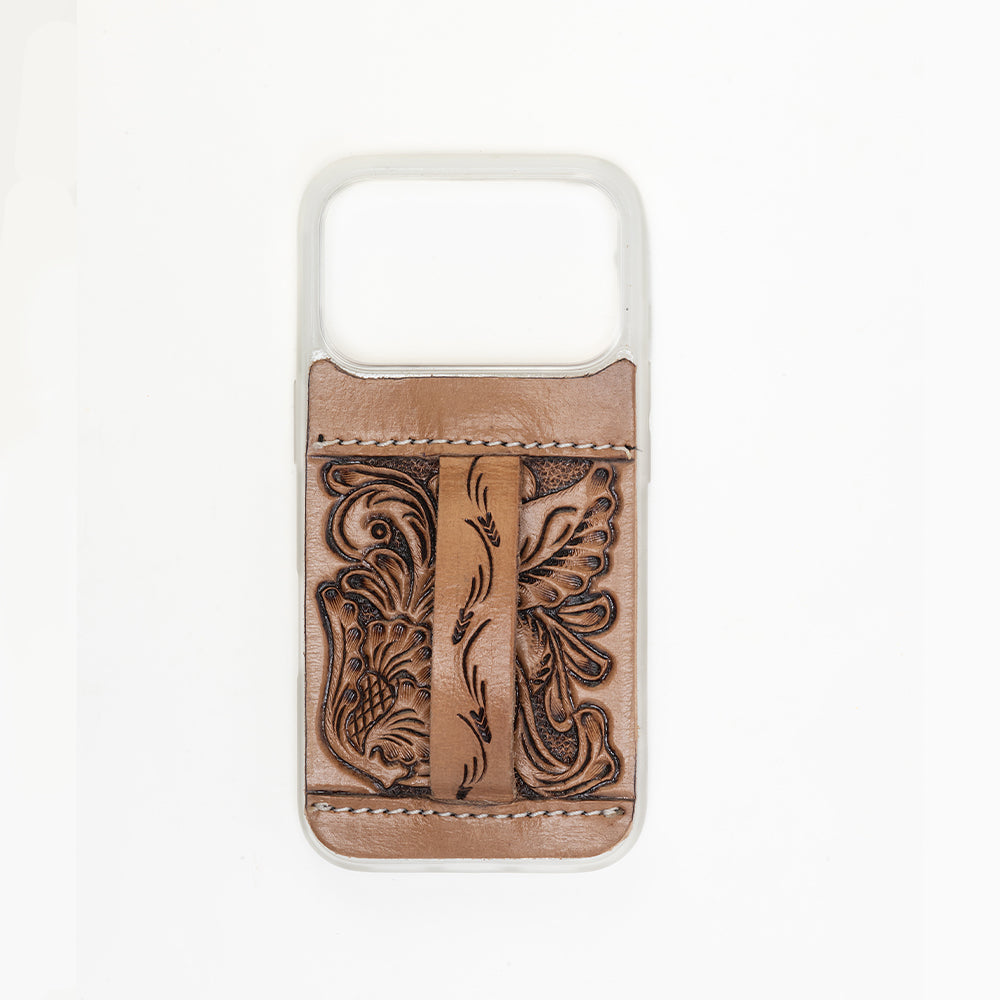 Myra Toolcrest Handtooled iPhone 17 Pro Mobile Case