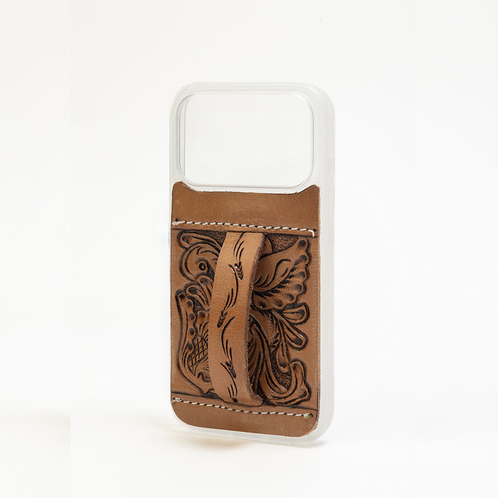 Myra Toolcrest Handtooled iPhone 17 Pro Mobile Case