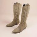 Step Out in Style: Women's High Knee Cowboy Boots