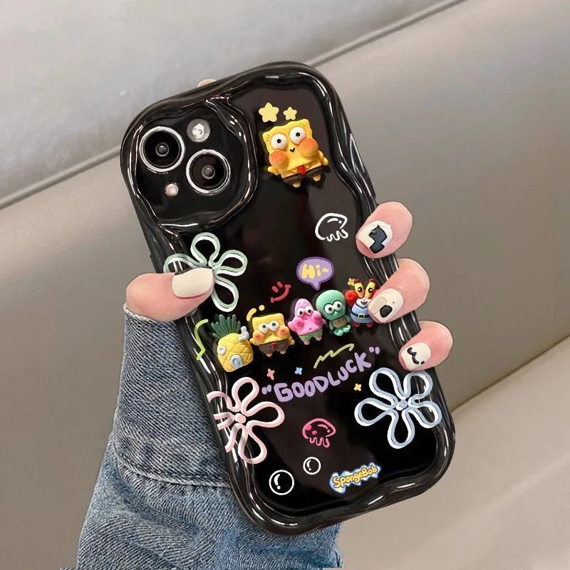 SpongeBob Friends  Wave Soft Phone Case