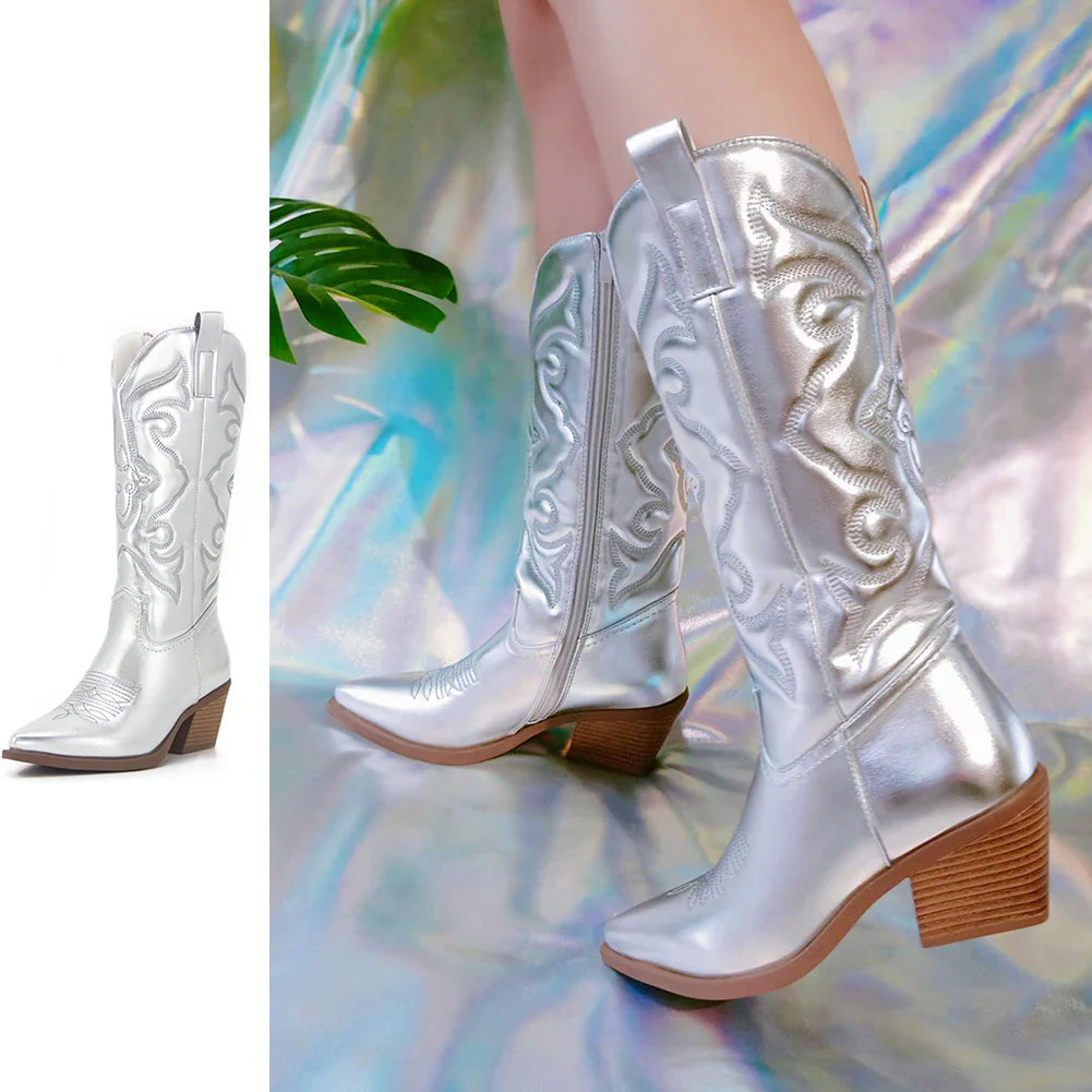 On The Shine - Vintage Cowgirl Boots