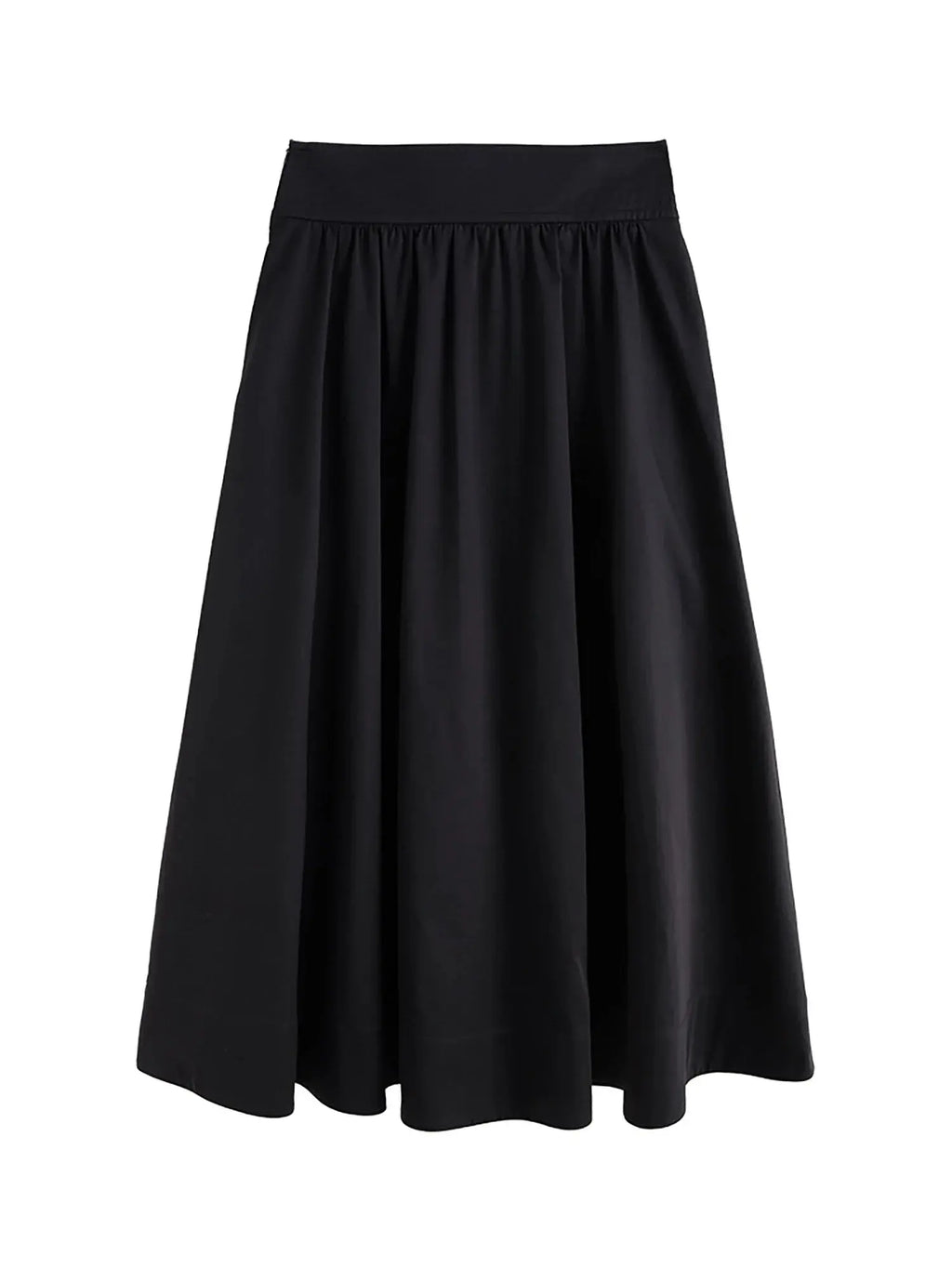Wide Waist Umbrella Skirt