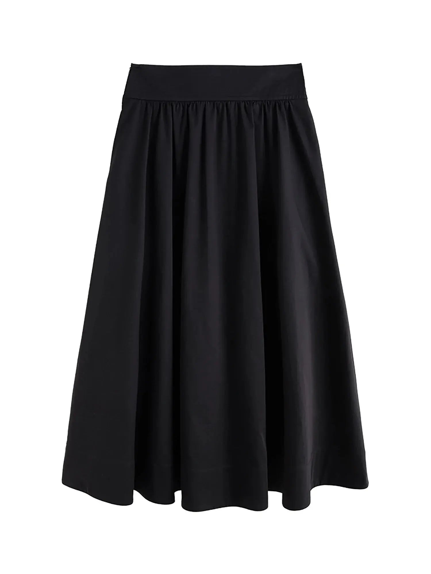 Wide Waist Umbrella Skirt
