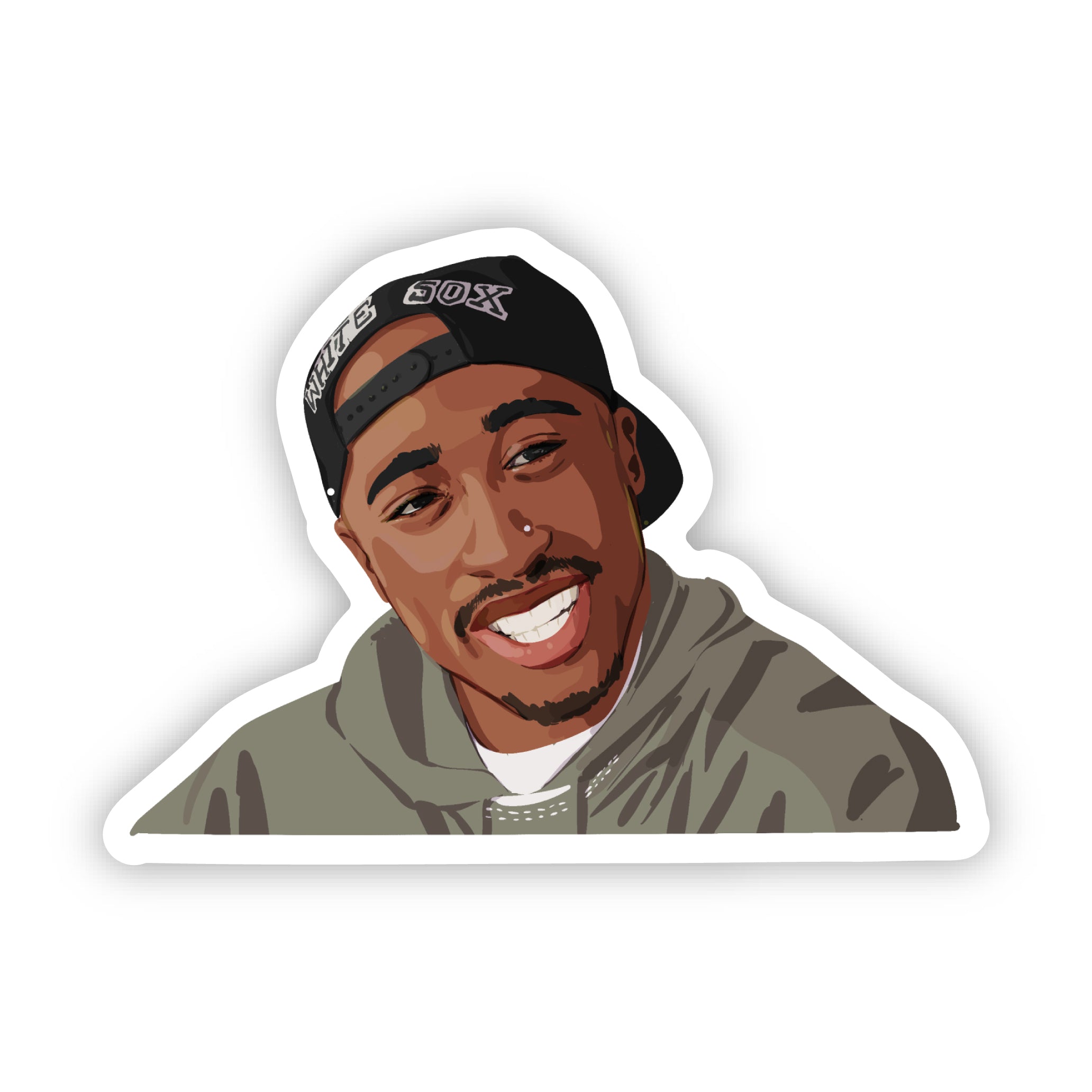 2 P a c Sticker