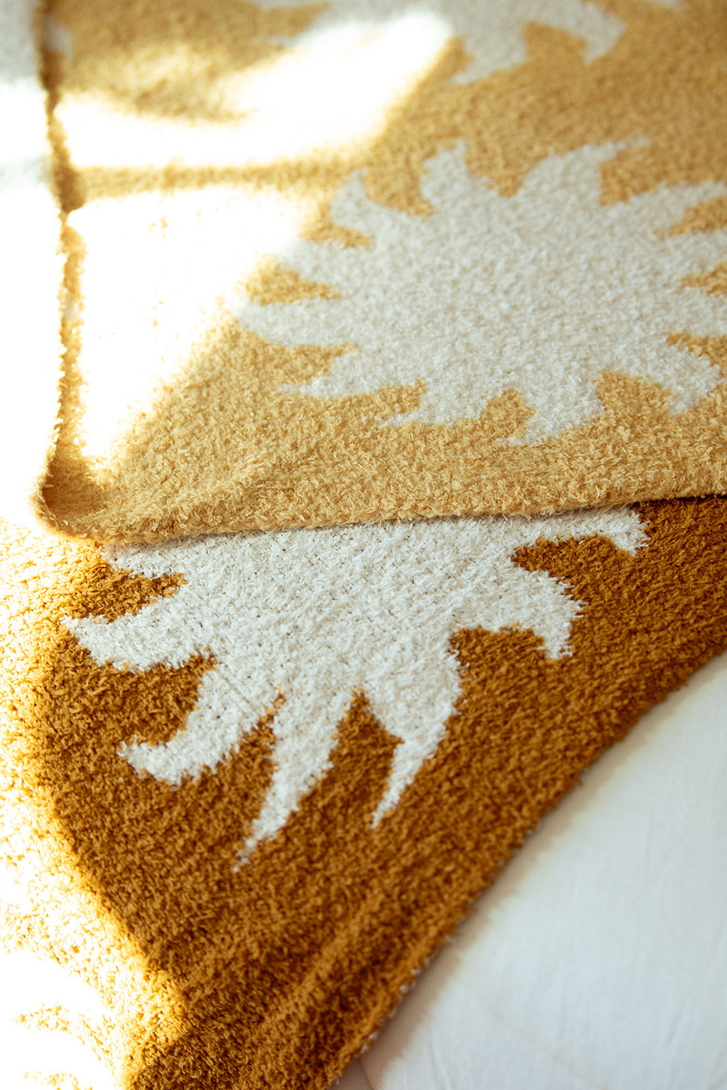 Sun Plush Throw - Marigold