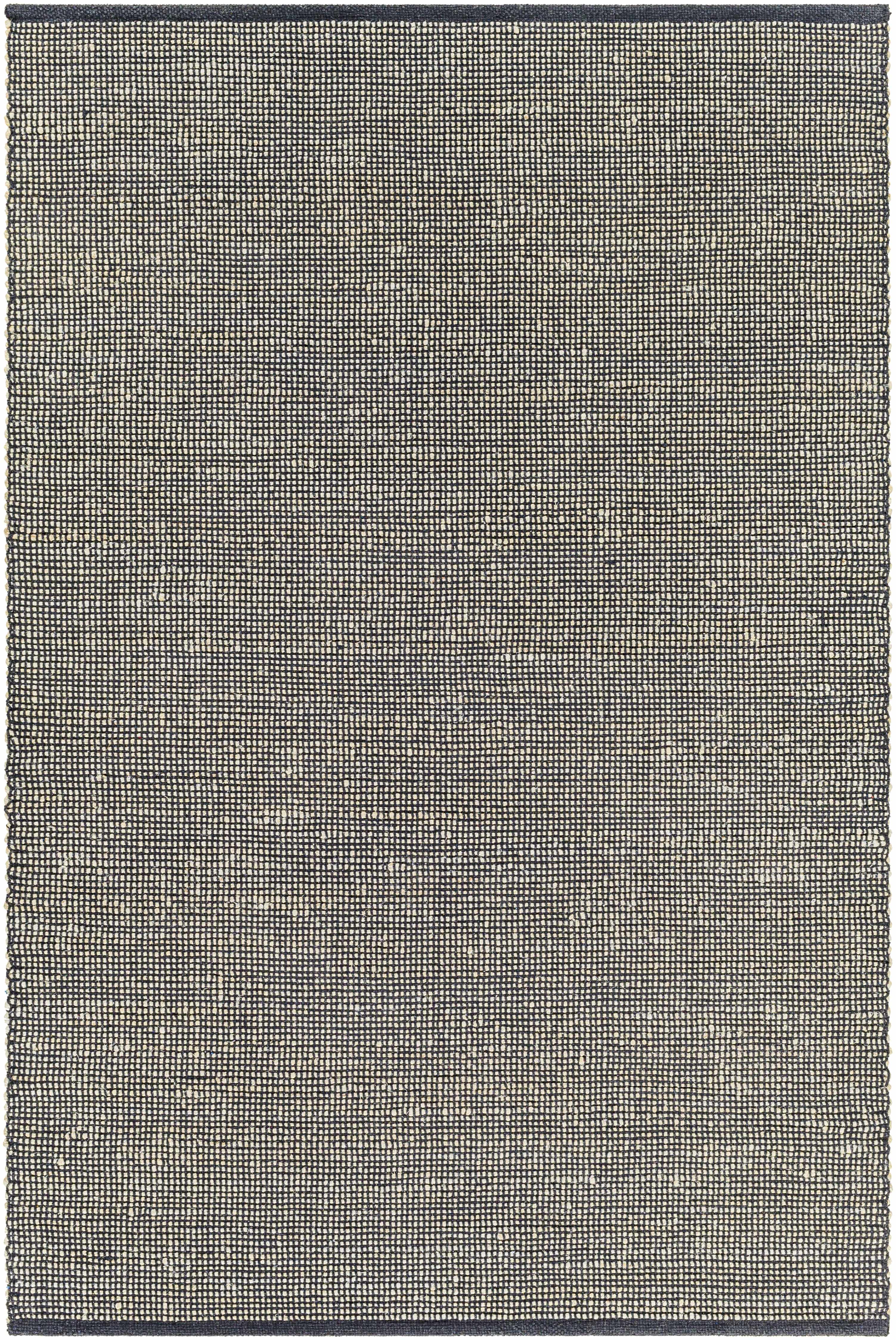 Byrne Black Jute Rug - Clearance
