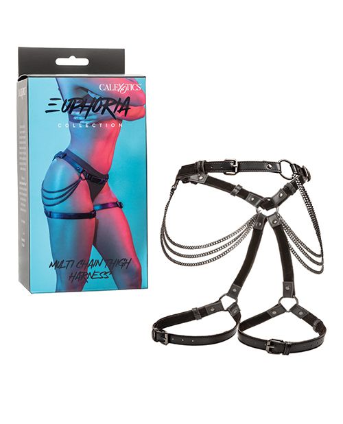 Multi Chain Kinky Thigh Harness