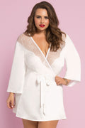Romantic Eyelash Lace Robe