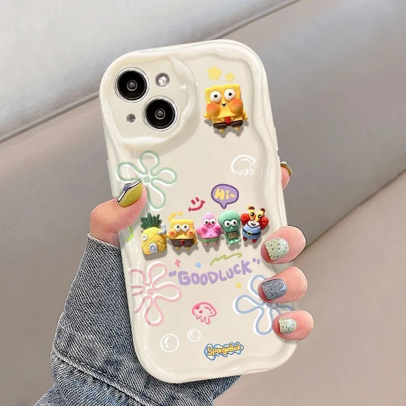 SpongeBob Friends  Wave Soft Phone Case