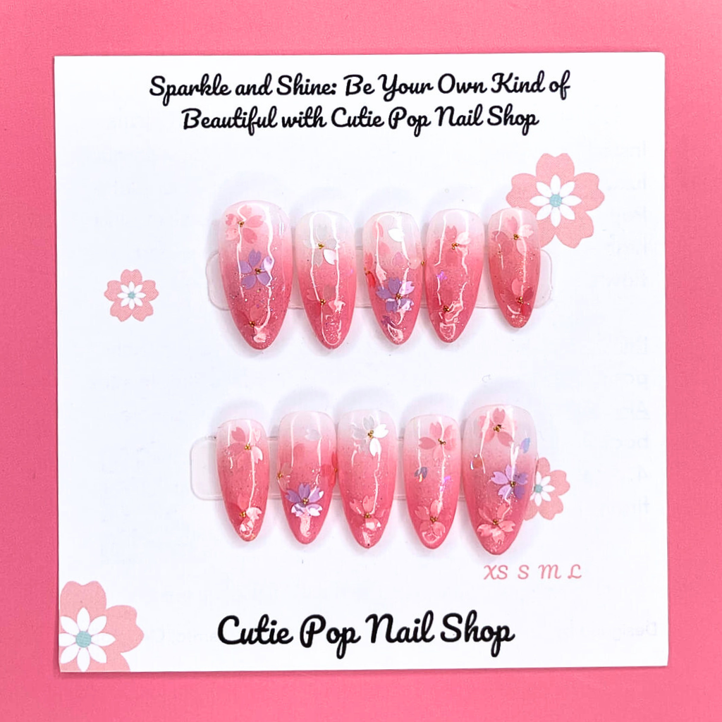 Sakura Blush Press-Ons