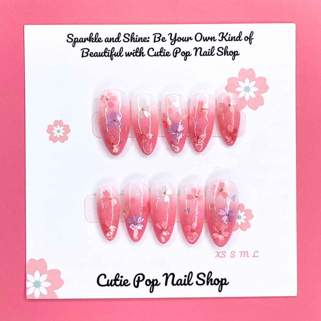Sakura Blush Press-Ons