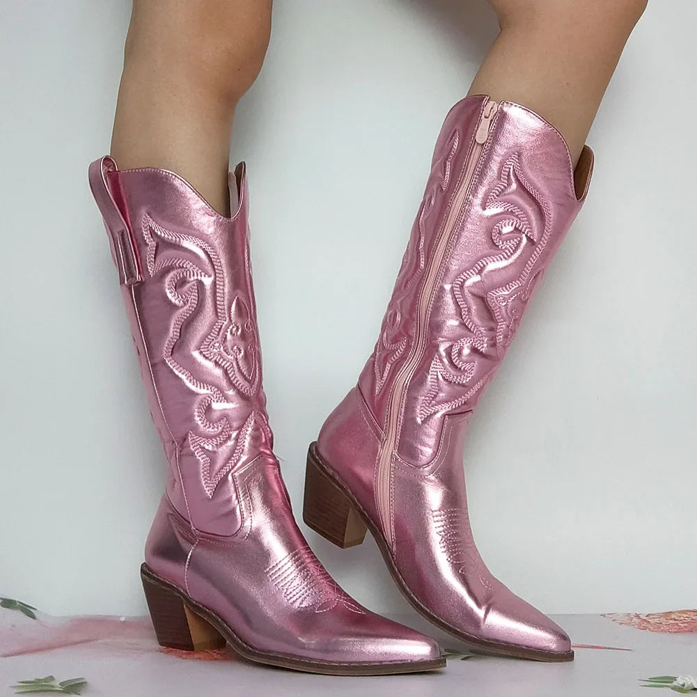 On The Shine - Vintage Cowgirl Boots