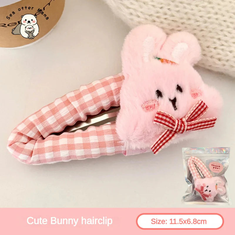 Cute Plushie Animal Hair Clips