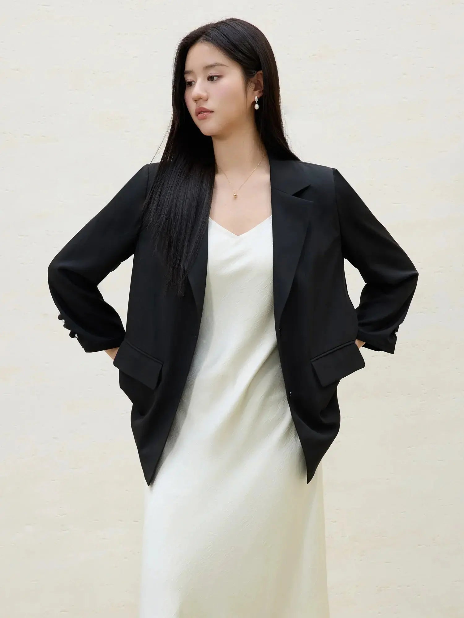 Cool Commuter Long Sleeve Blazer
