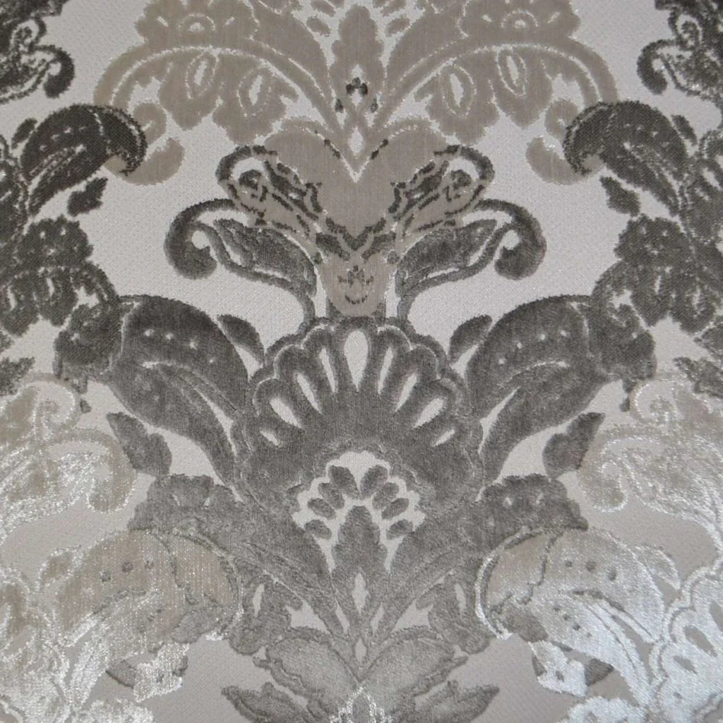 Schubert Handmade Silver Throw Pillow