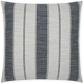 Sconset Stormy Grey Throw Pillow With Insert