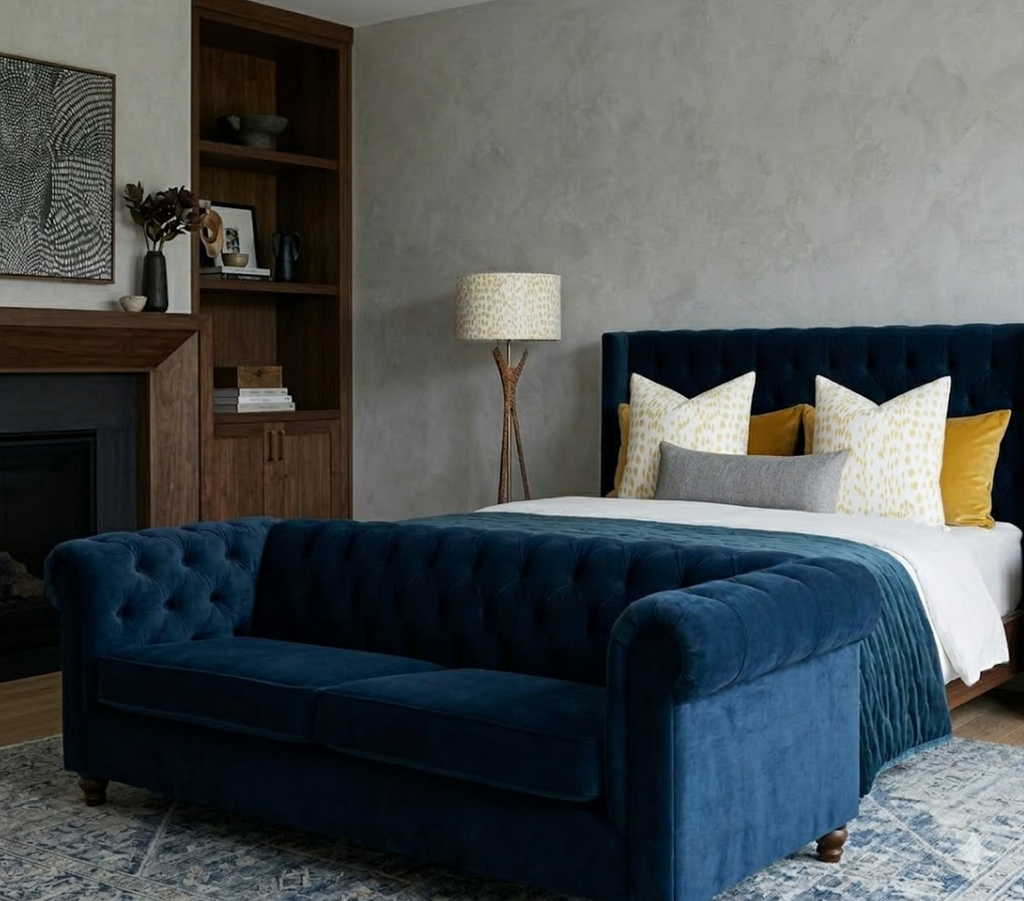 Les Touches Pillow Cover in Canary Yellow
