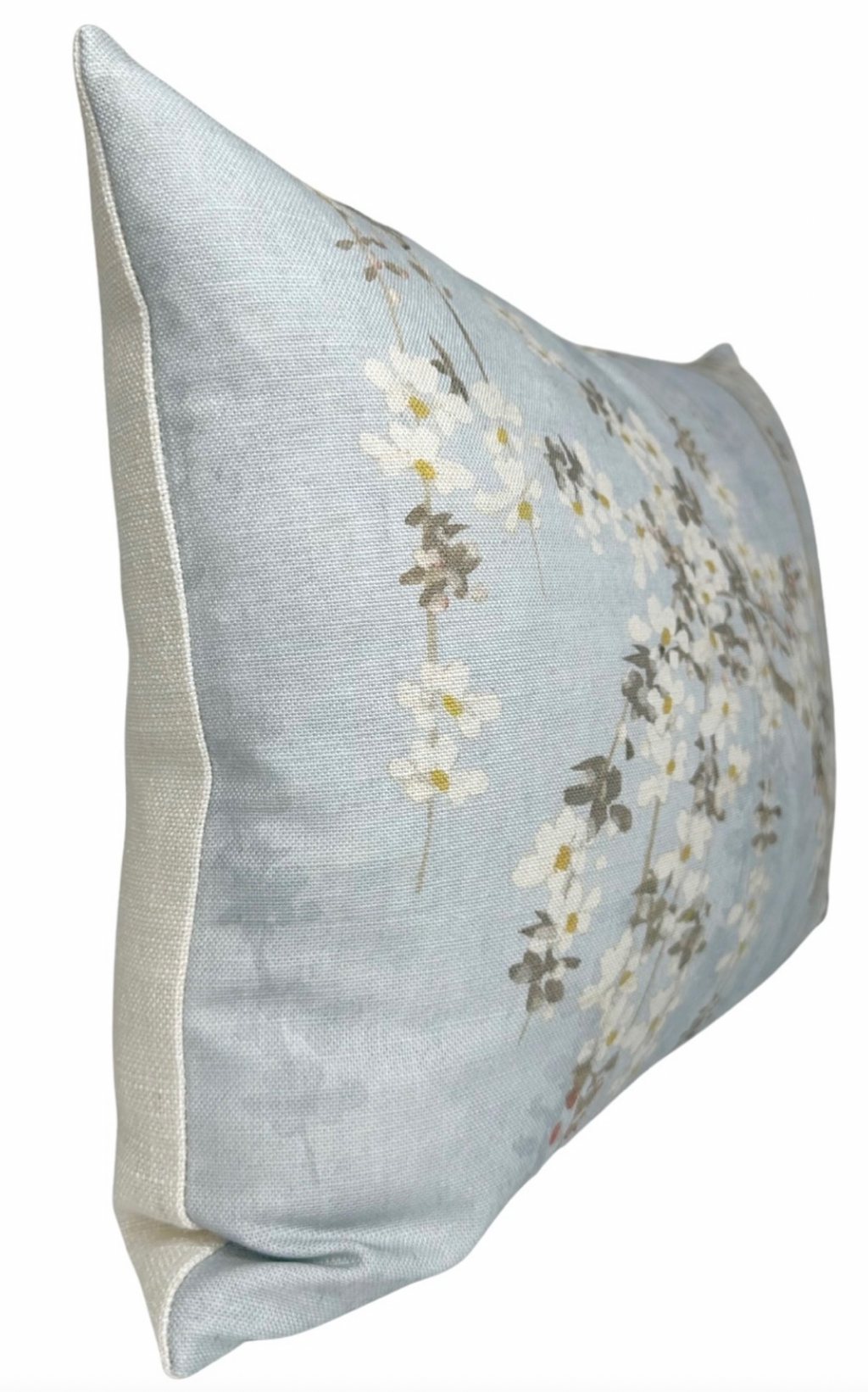 Weeping Blossom Pillow Cover in Blue, Thibaut Pillows