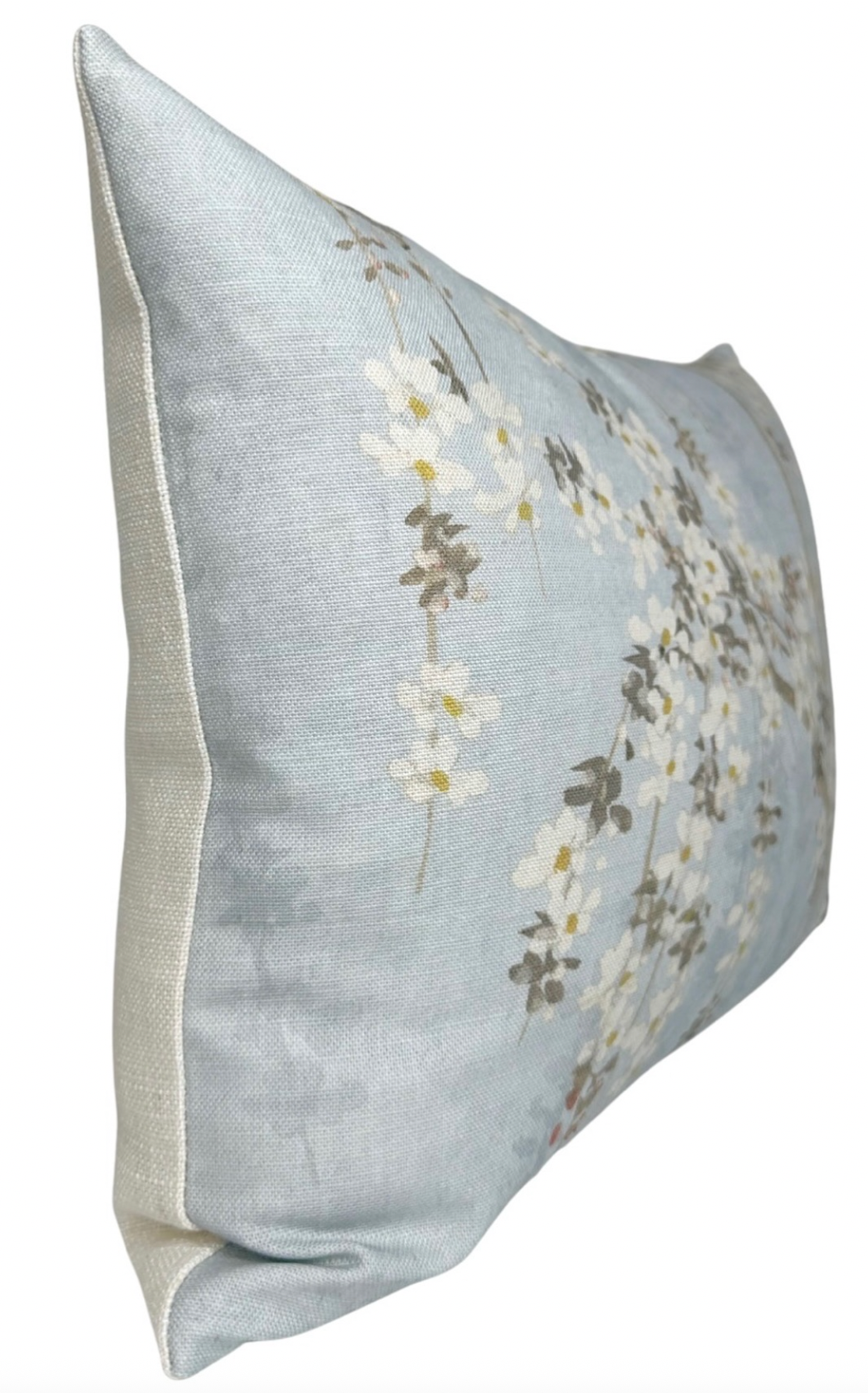 Weeping Blossom Pillow Cover in Blue, Thibaut Pillows