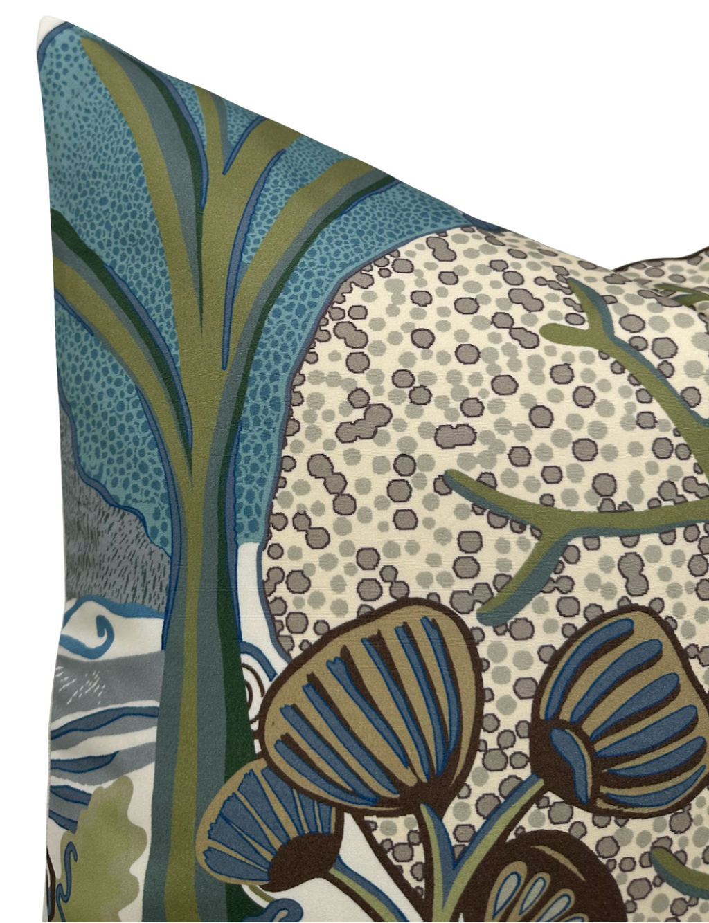 Ready to Ship, 22x22, Albero Pillow Covers in Sage and Beige