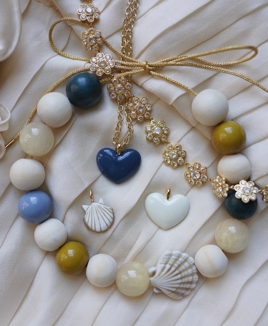 Seashell Horn Charm