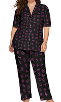 Neon Brand Babe 2 Piece Pajamas Pants Set