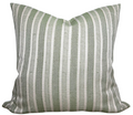 Amida Pillow Cover in Green on Natural, Peter Dunham Textiles