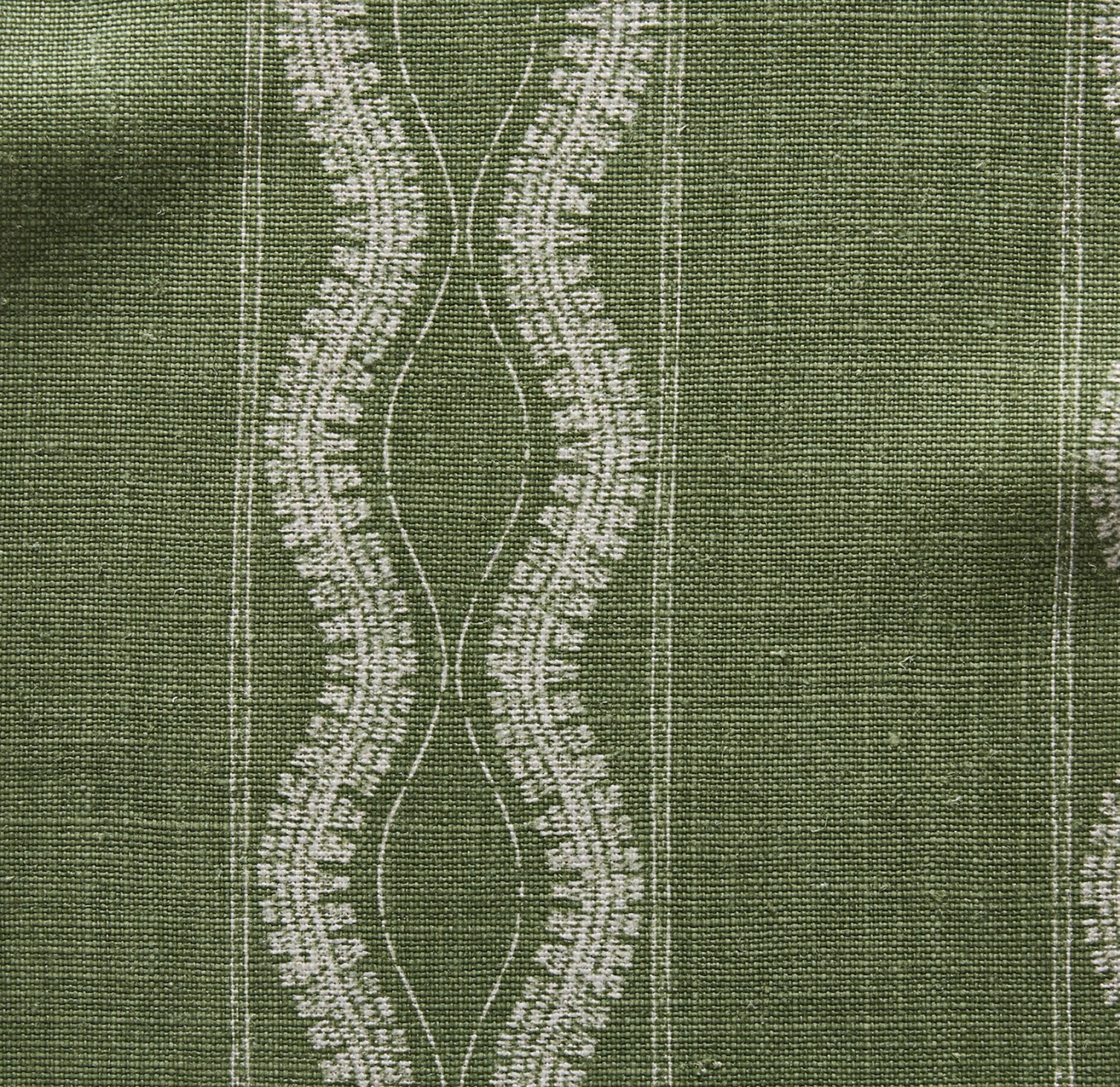 Zanzibar Pillow Cover in Green, Peter Dunham Textiles