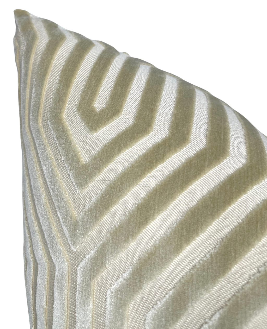 Vanderbilt Pillow Cover in Greige, Schumacher Textiles