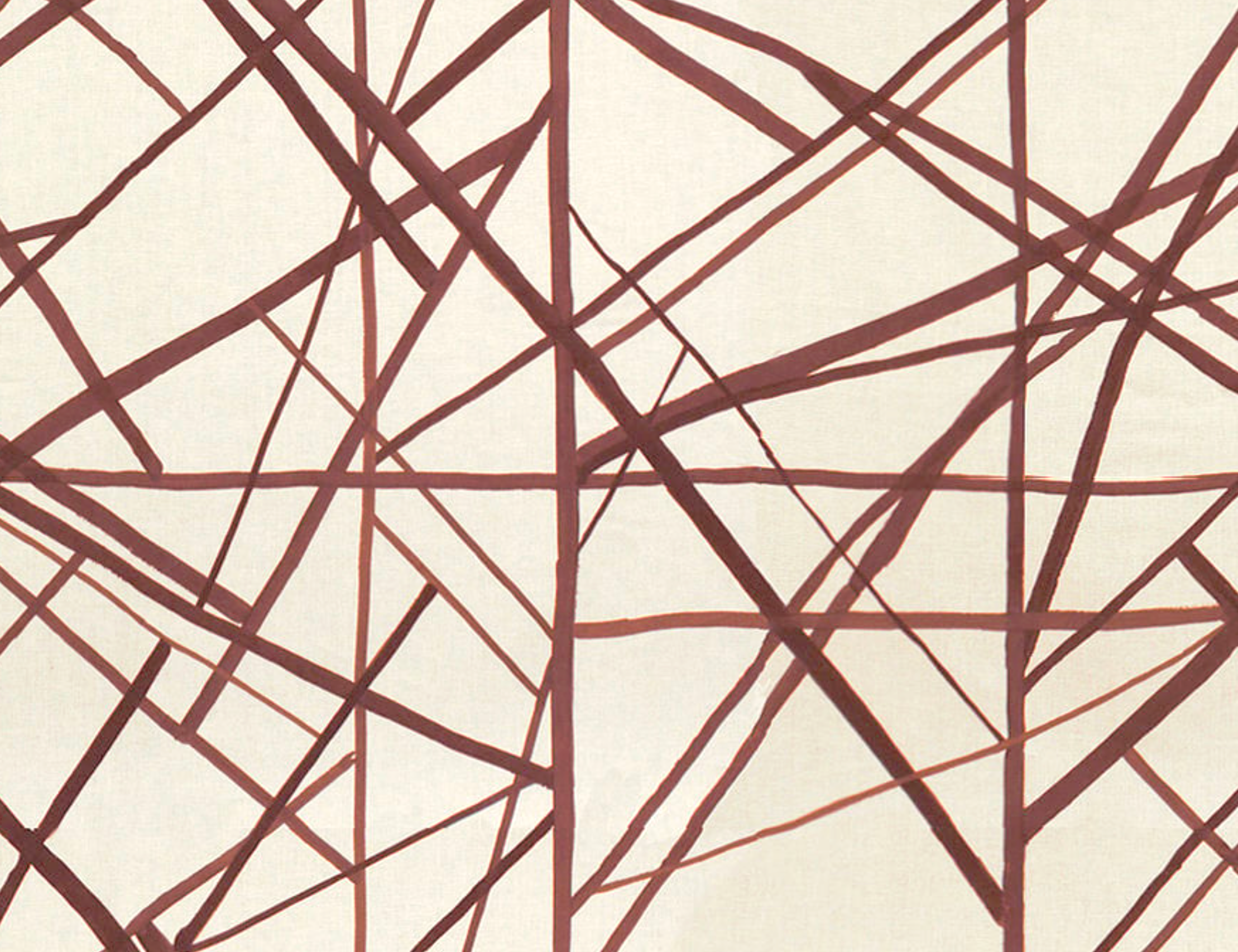 Channels Pillow Cover in Plum, Kelly Wearstler Textiles