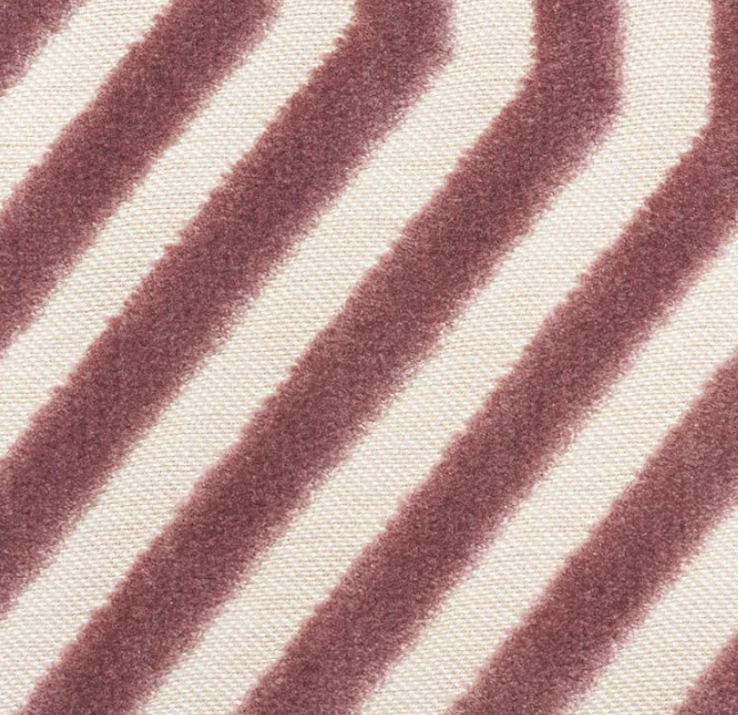 Vanderbilt Velvet Pillow Cover in Lilac, Schumacher Textiles