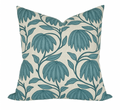 Desert Floral Pillow Cover in Wild Sage, Thibaut Pillows